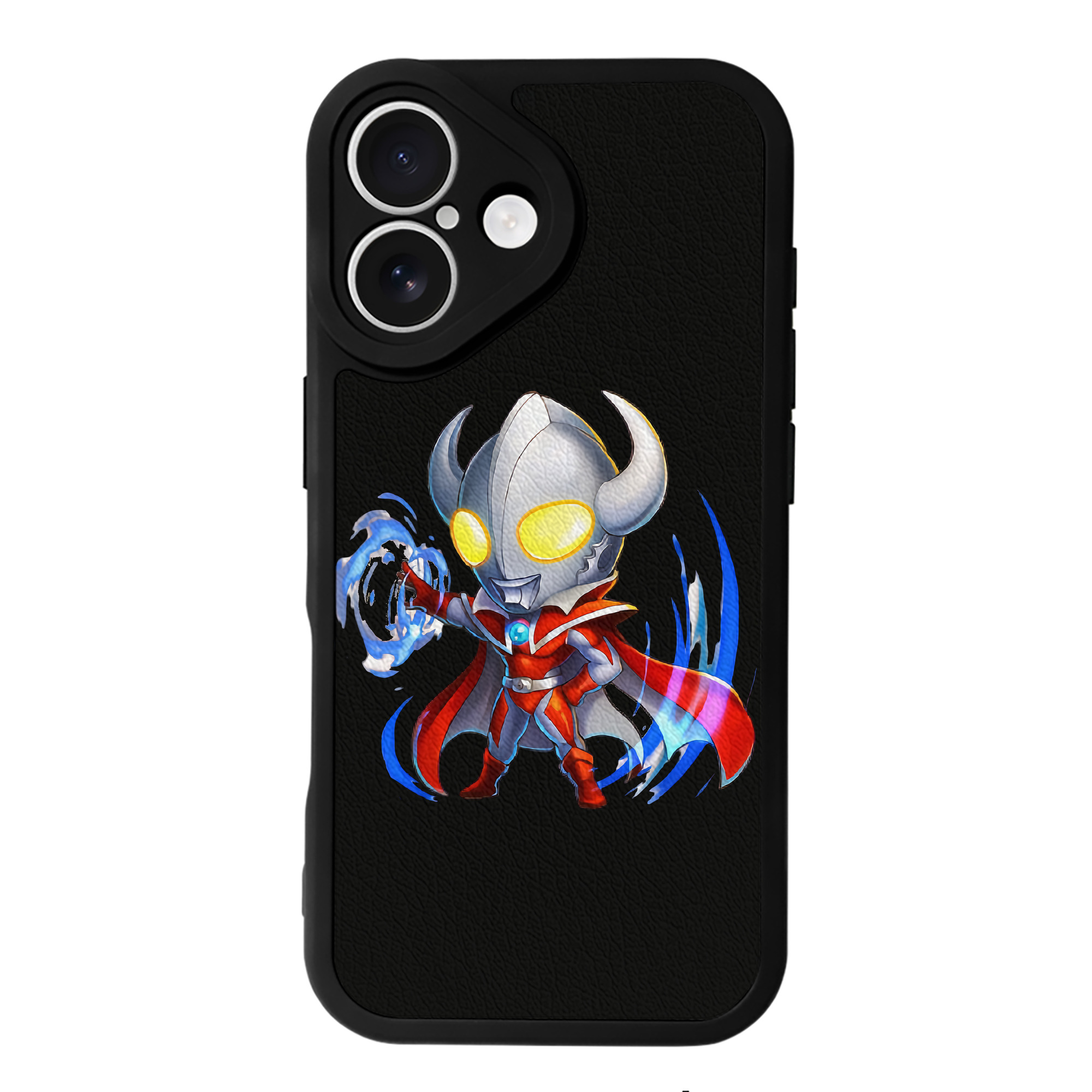 （画像用） ウルトラマン Ultraman 【iPhone 16シリーズ対応】シリコンスマホケース（レザー調） 材質：シリコン